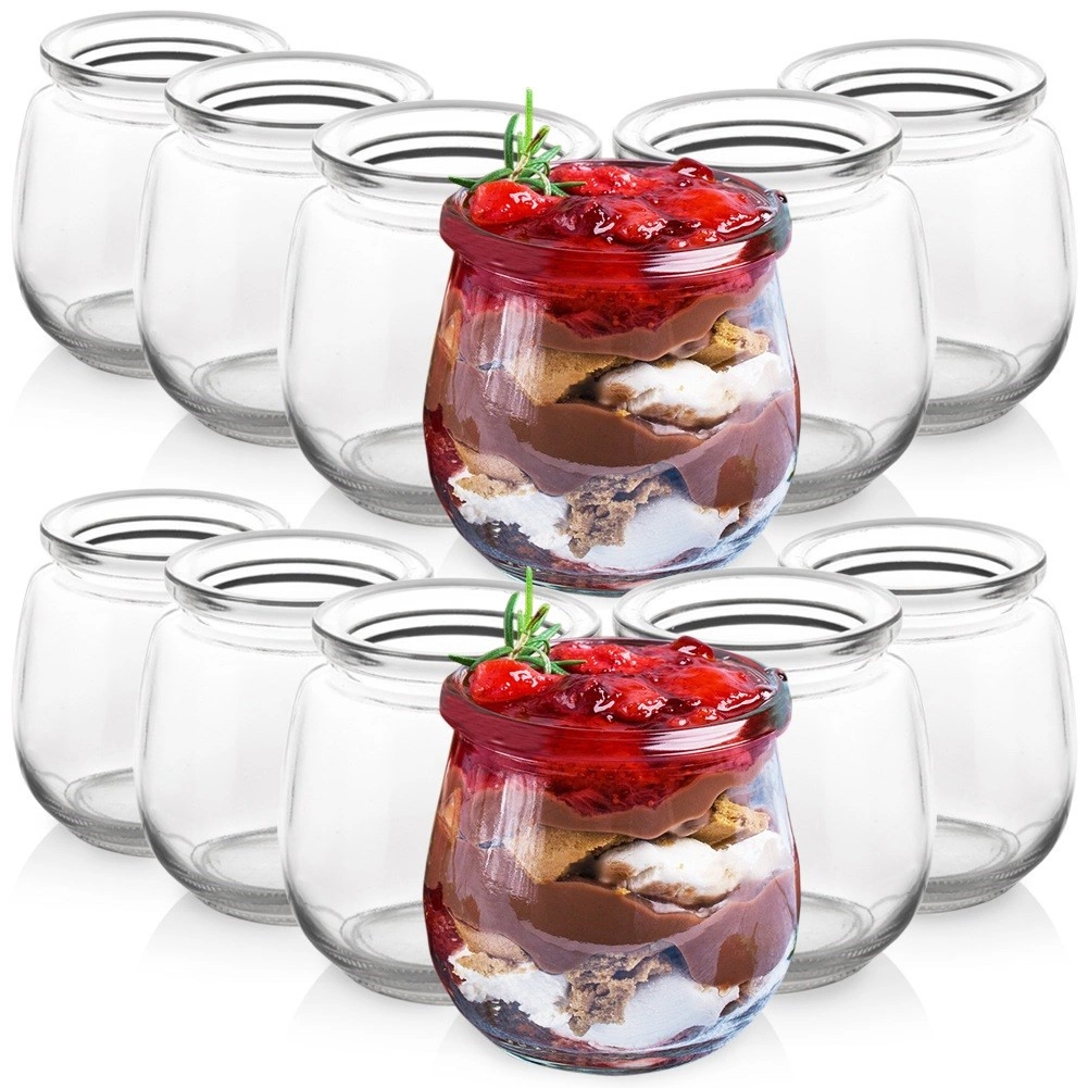 Stiklainiai jogurtui ir desertams 300 ml, 12 vnt.