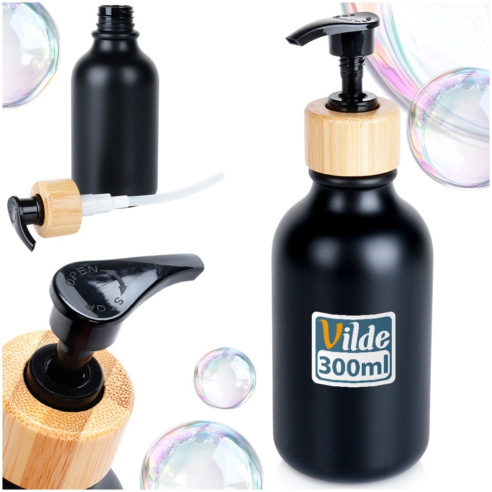 Muilo dozatorius vilde, 300 ml, juodas