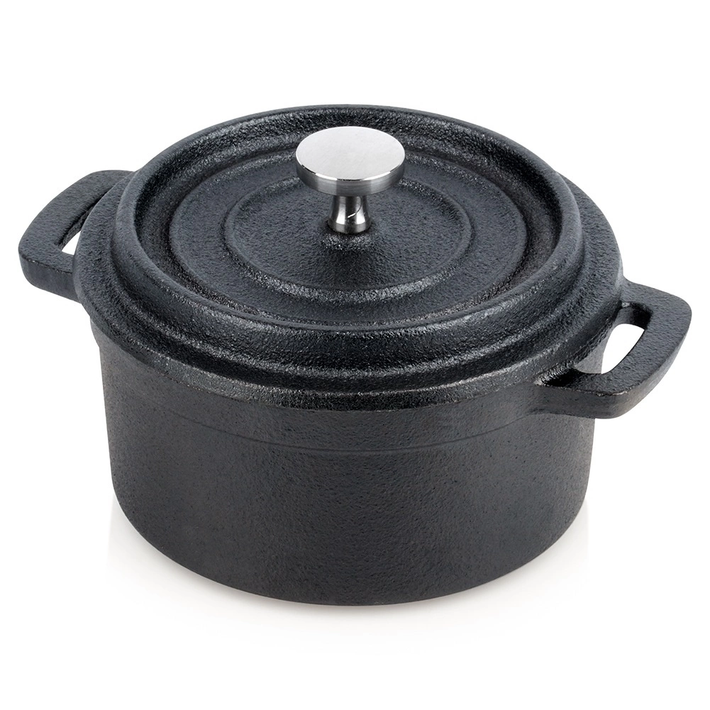 Ketaus puodas su dangčiu vilde 10 cm, 250 ml