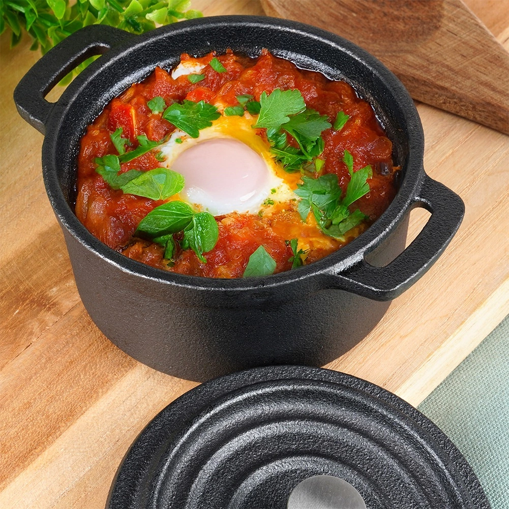 Ketaus puodas su dangčiu vilde 10 cm, 250 ml