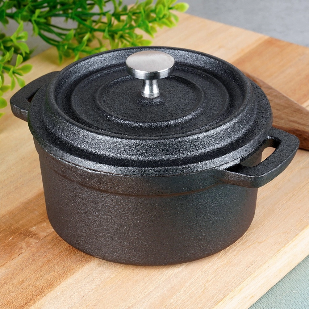 Ketaus puodas su dangčiu vilde 10 cm, 250 ml 1