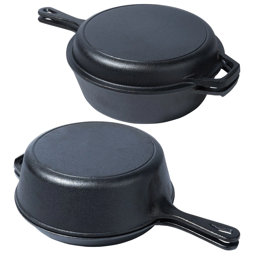 Geležies puodo ir keptuvės rinkinys vilde cast line 24 cm / 3,5 l