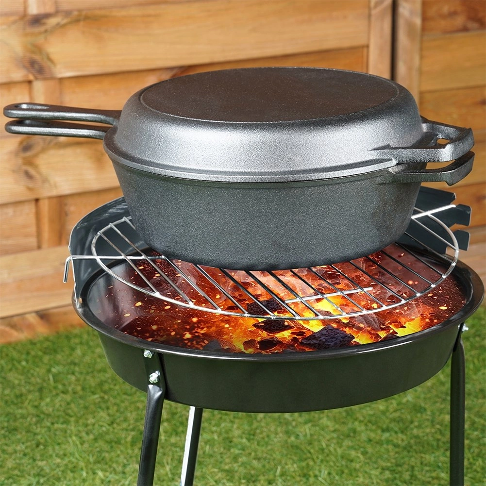 Geležies puodo ir keptuvės rinkinys vilde cast line 24 cm / 3,5 l 3