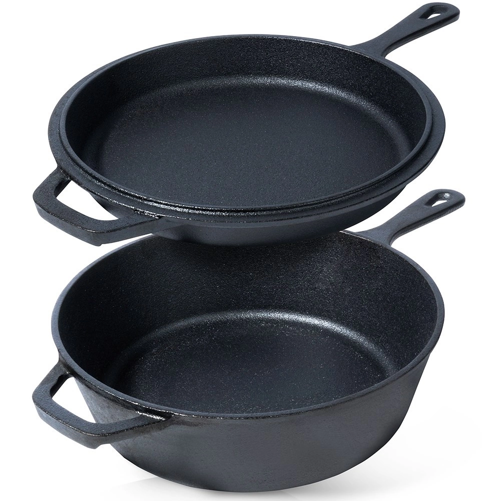 Geležies puodo ir keptuvės rinkinys vilde cast line 24 cm / 3,5 l