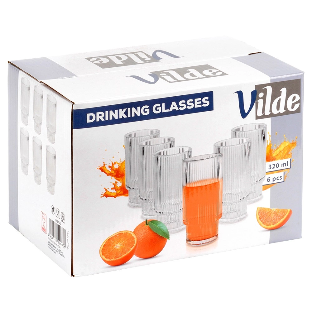 Stiklinės vilde 320 ml, 6 vnt.