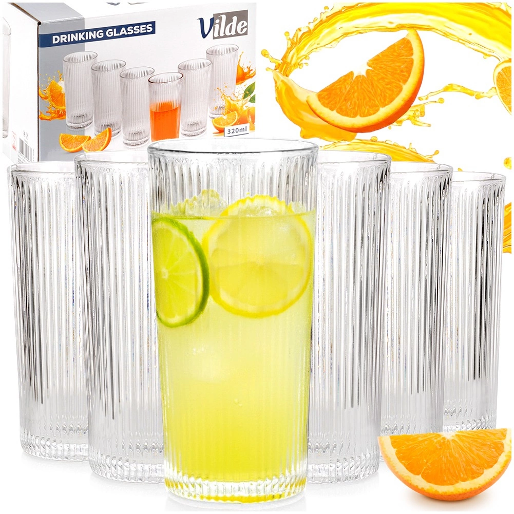 Stiklinės vilde 320 ml, 6 vnt.