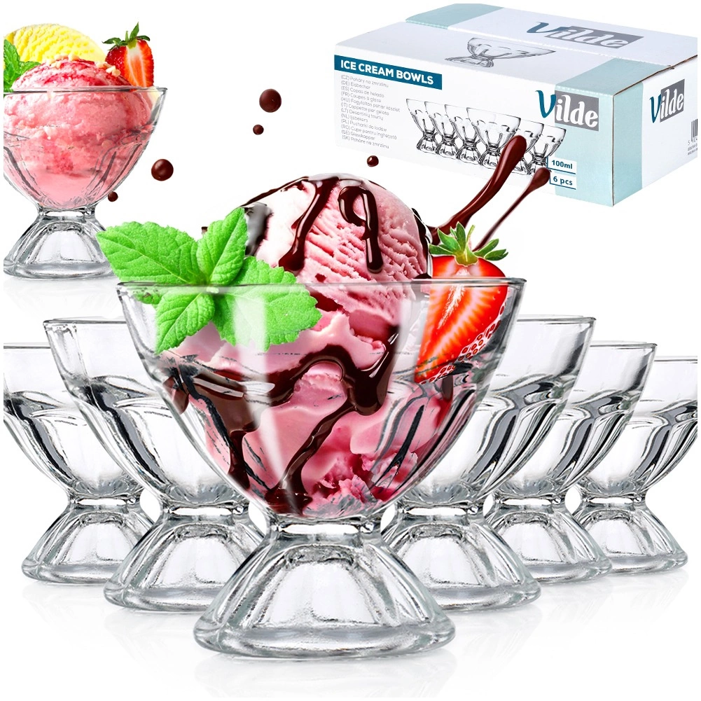 Desertiniai indeliai vilde, stikliniai, 100 ml, 6 vnt.