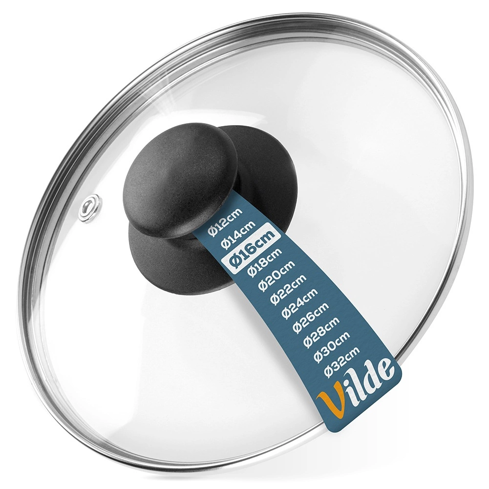 Universalus vilde stiklinis dangtis 16 cm