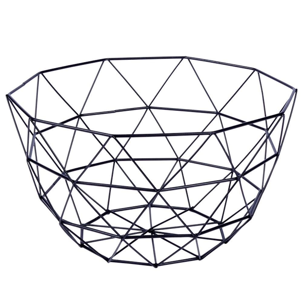 Vaisių krepšelis vilde su nuimamu kabliuku, metalinis, 27 cm 2