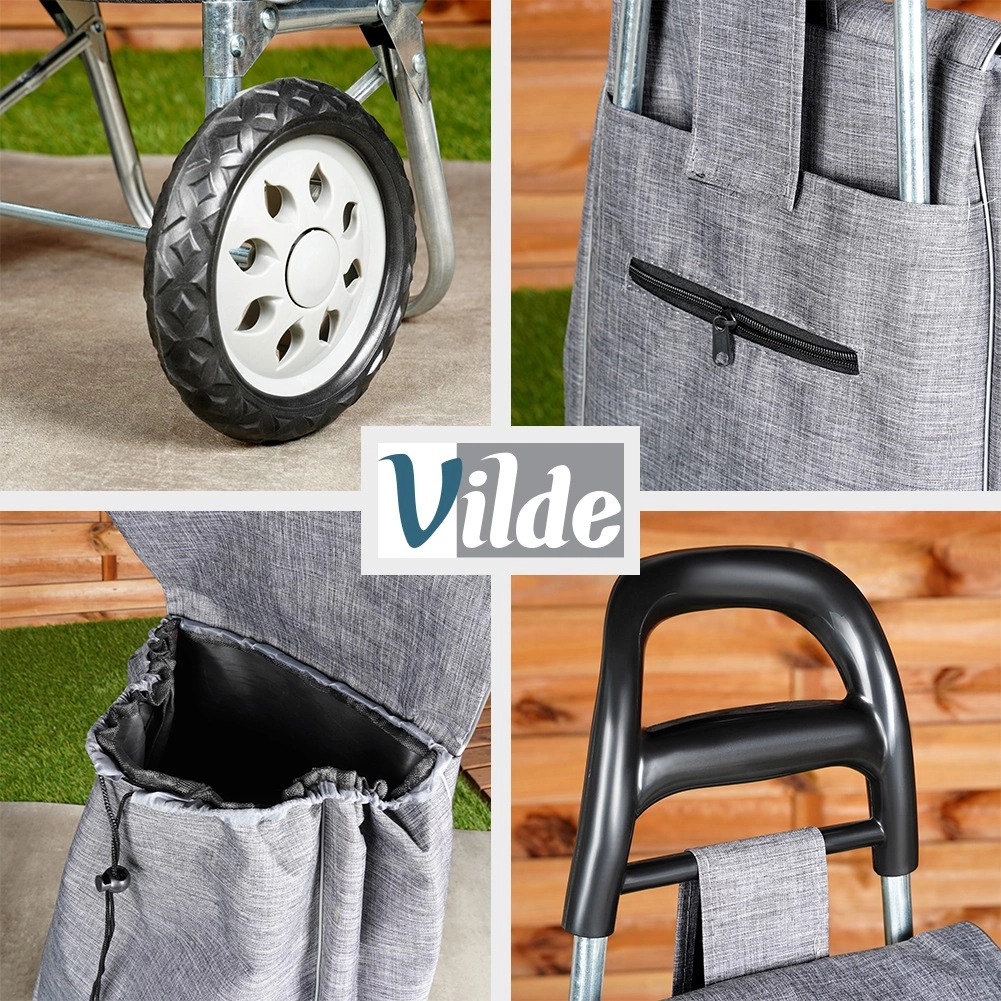 Pirkinių vežimėlis vilde 30 l, pilkas 3