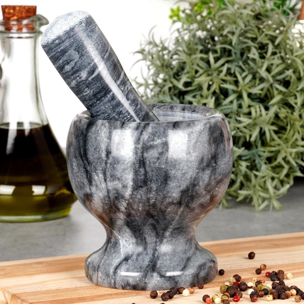 Granito prieskonių trintuvas su grūstuvu vilde 11 cm 1
