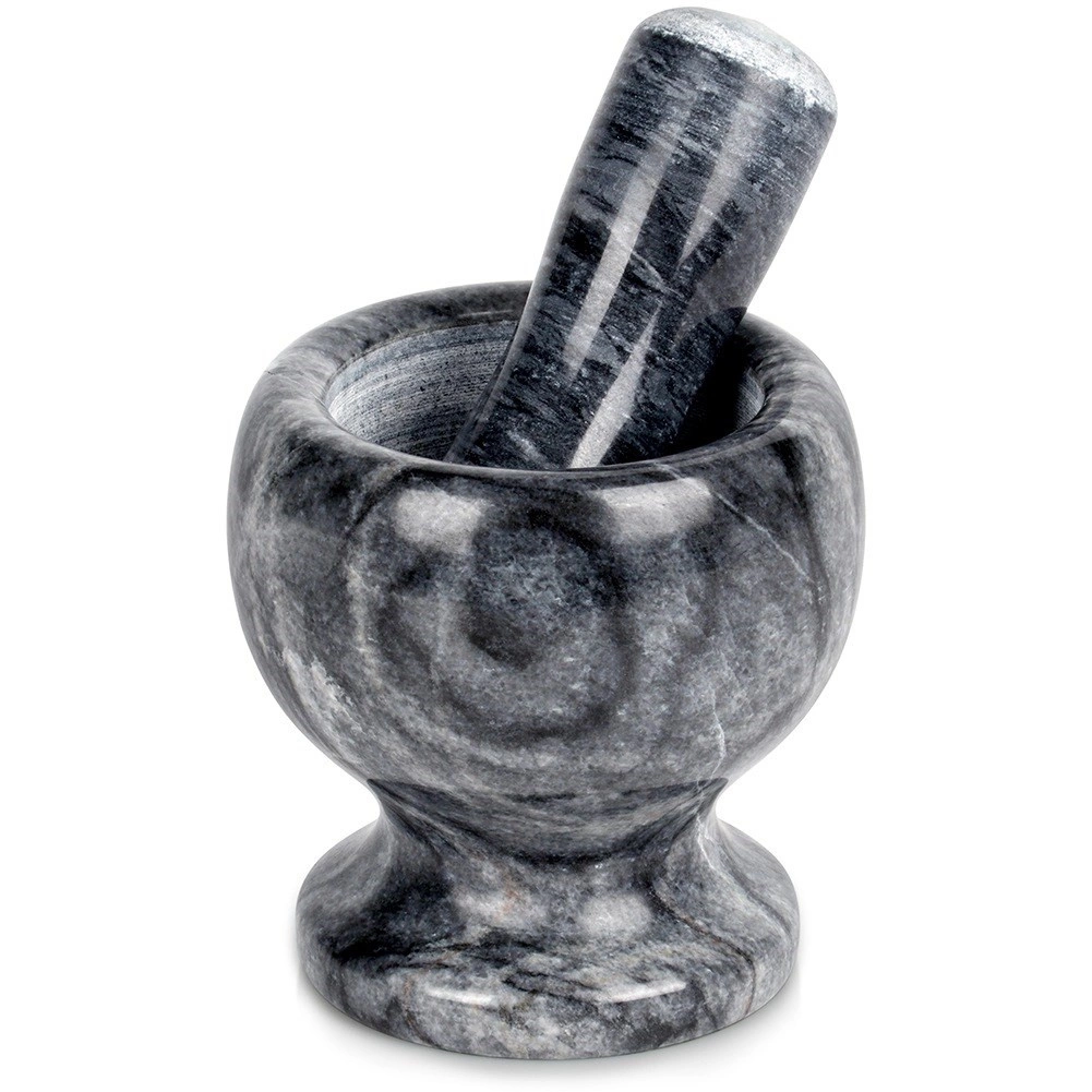 Granito prieskonių trintuvas su grūstuvu vilde 11 cm