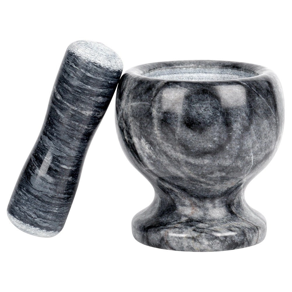 Granito prieskonių trintuvas su grūstuvu vilde 11 cm 2