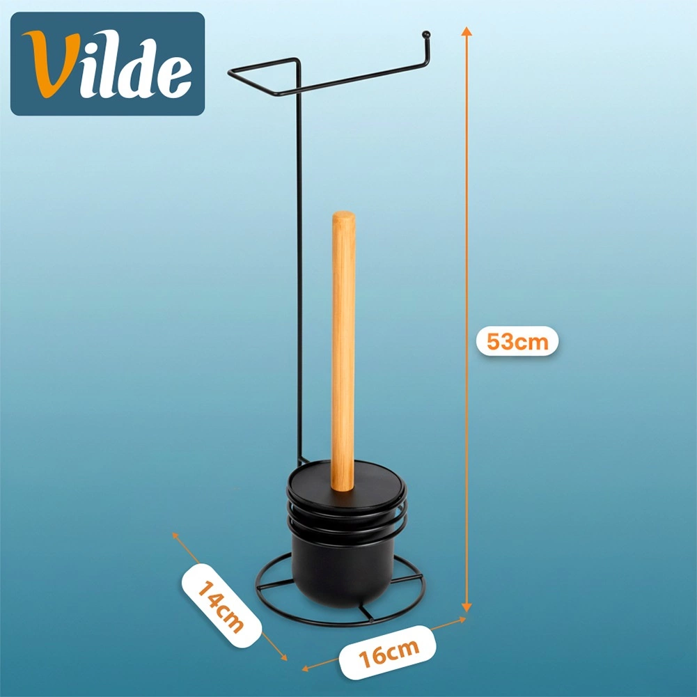 Tualetinio popieriaus laikiklis su wc šepetėliu vilde 53 cm 3