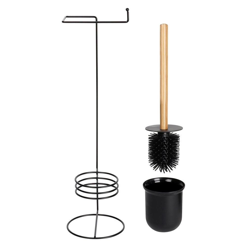 Tualetinio popieriaus laikiklis su wc šepetėliu vilde 53 cm