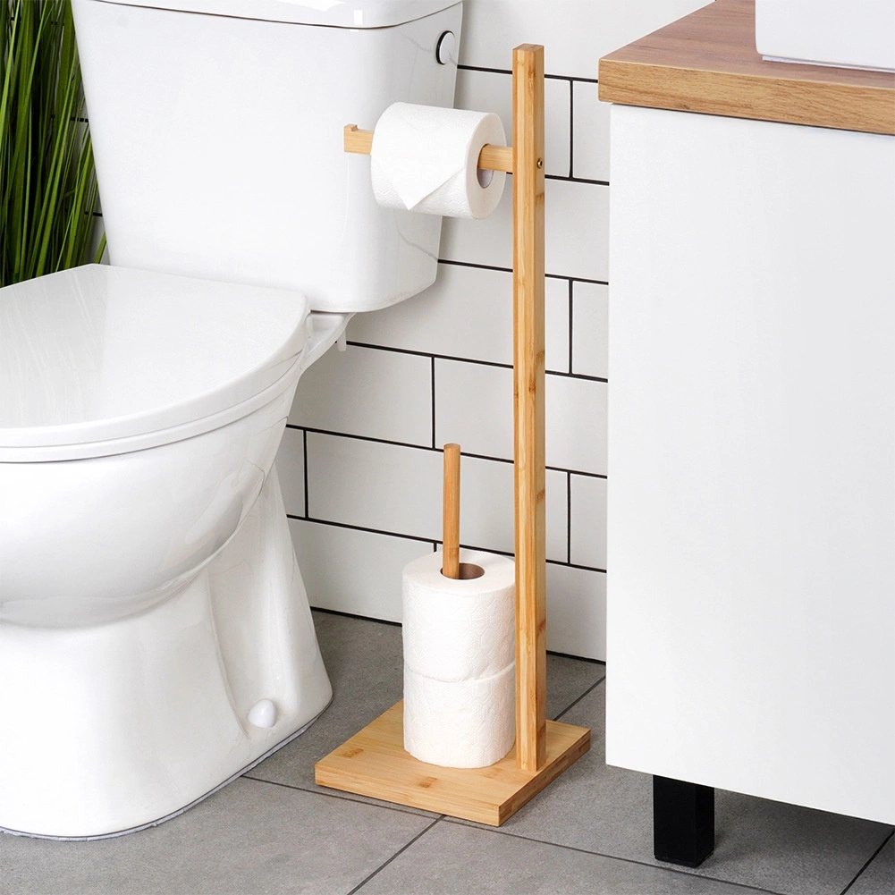 Bambukinis tualetinio popieriaus stovas vilde 70 cm
