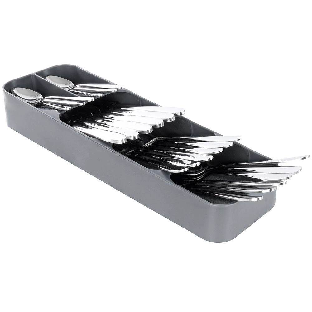 Indų dėklas vilde 39x11,5 cm pilkas