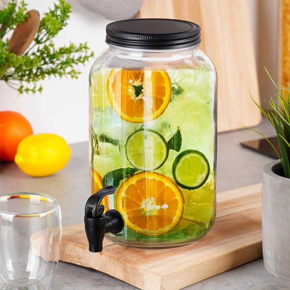 Stiklinis gėrimų dozatorius su čiaupu vilde 3,2 l 1