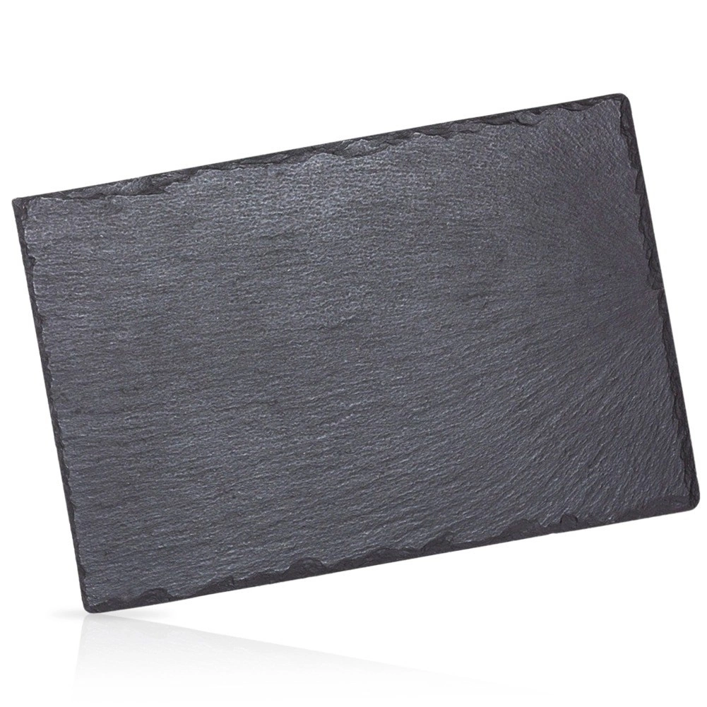 Maisto padėklas vilde iš natūralaus šiferio 30x20 cm