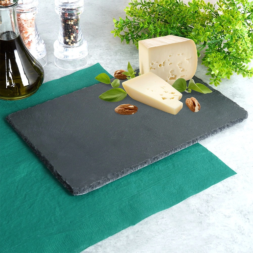 Maisto padėklas vilde iš natūralaus šiferio 30x20 cm 1