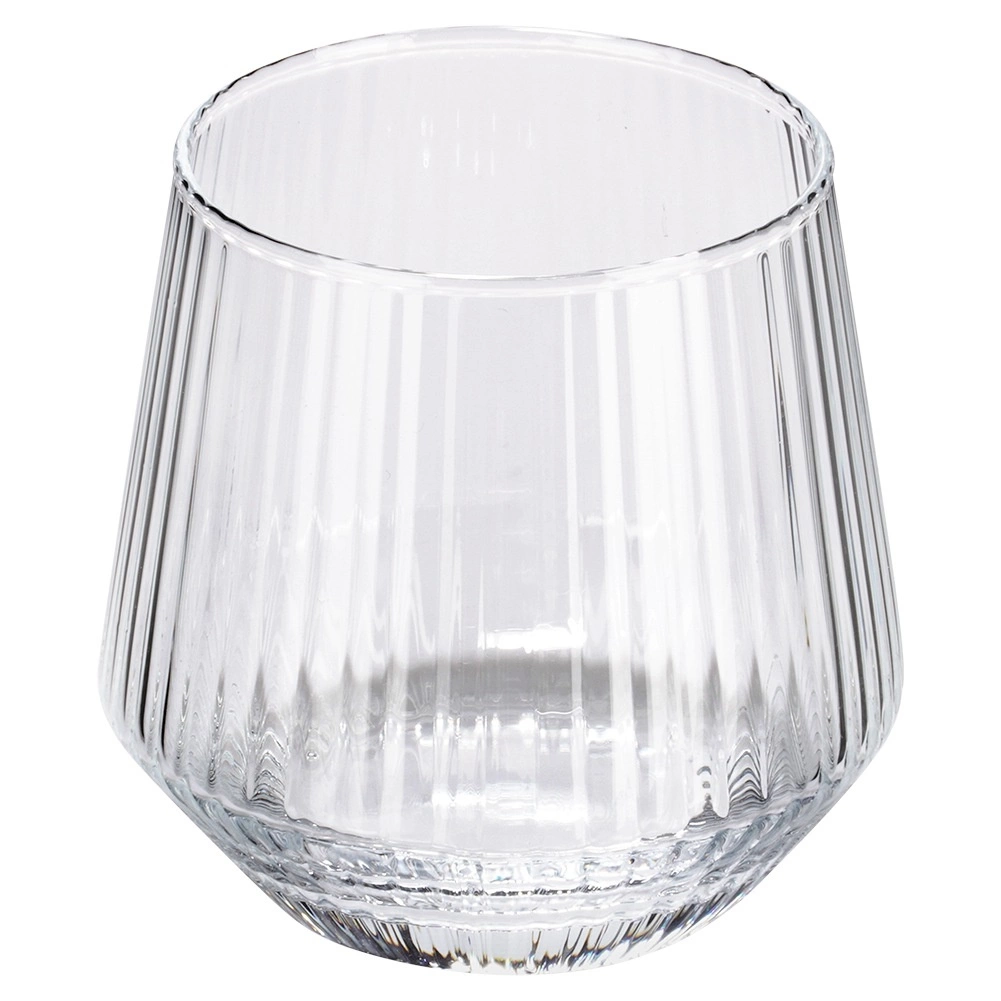 Stiklinės vilde 350 ml, 6 vnt. iš rifliuoto stiklo 2