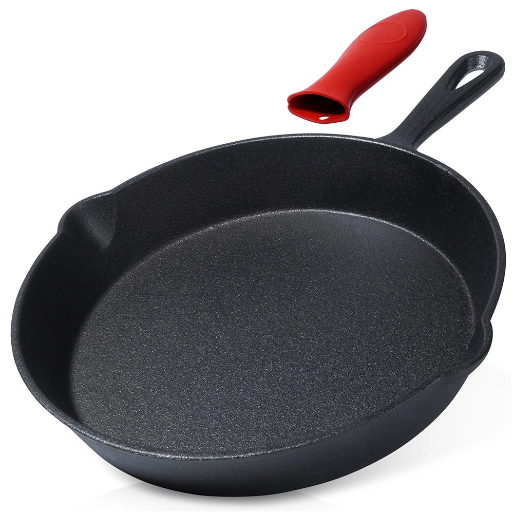 Vilde geležinė keptuvė su silikoniniu uždangalu cast line 25 cm