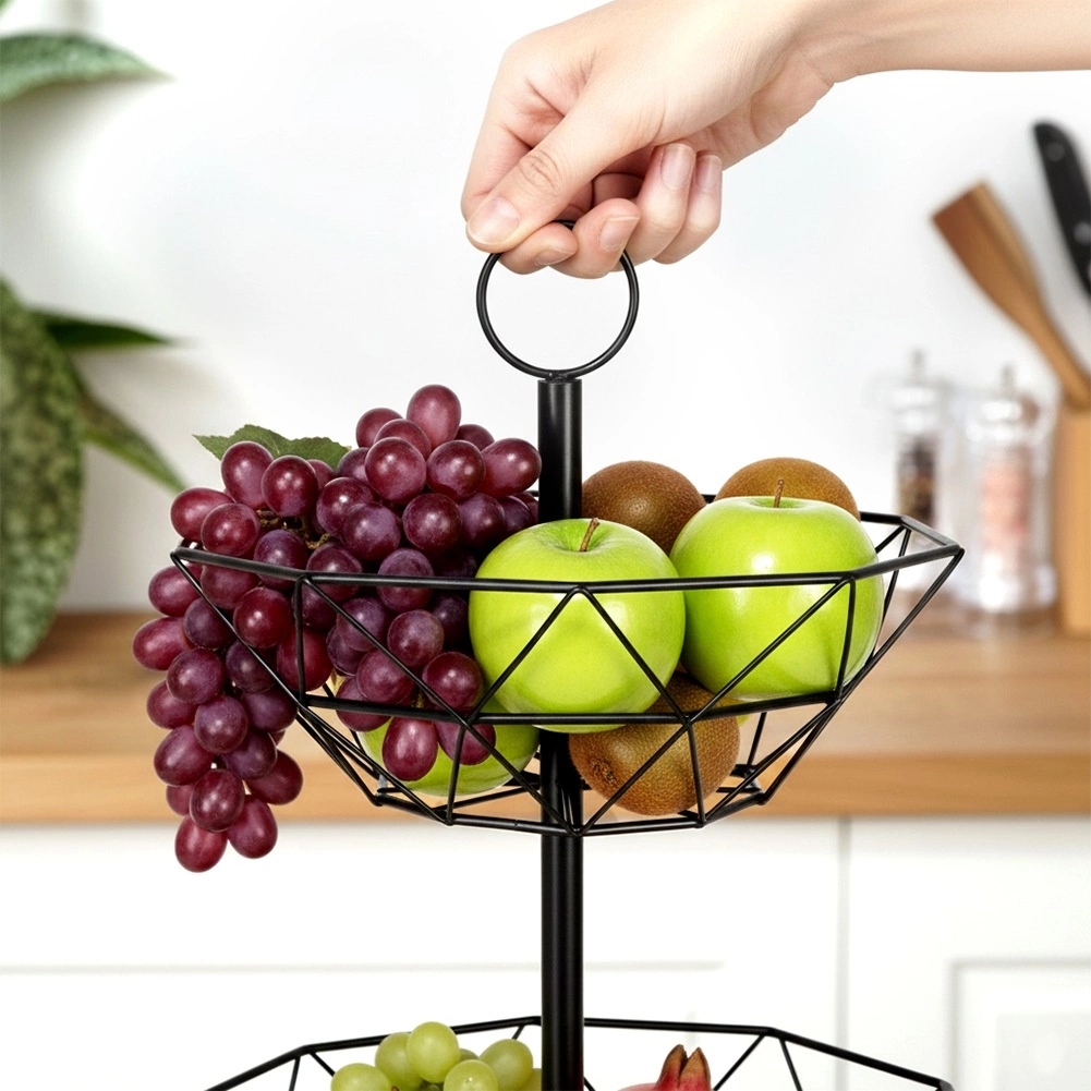 Metalinė dviejų aukštų vaisių ir daržovių saugykla vilde, 43 cm