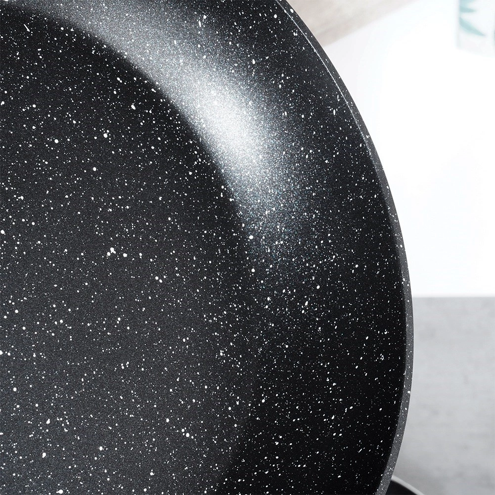 Keptuvė vilde black&amp;wood 24 cm aliuminė su granitine danga