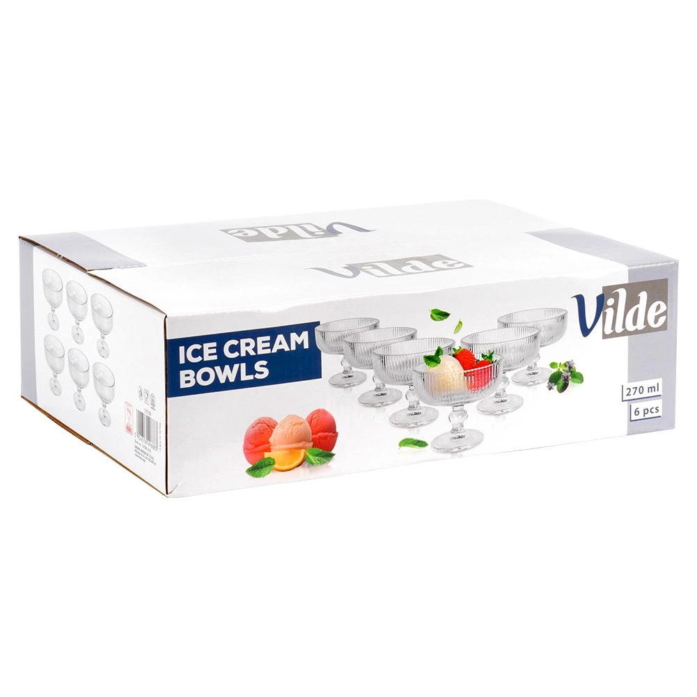 Stiklinės deserto taurės vilde 270 ml, 6 vnt.