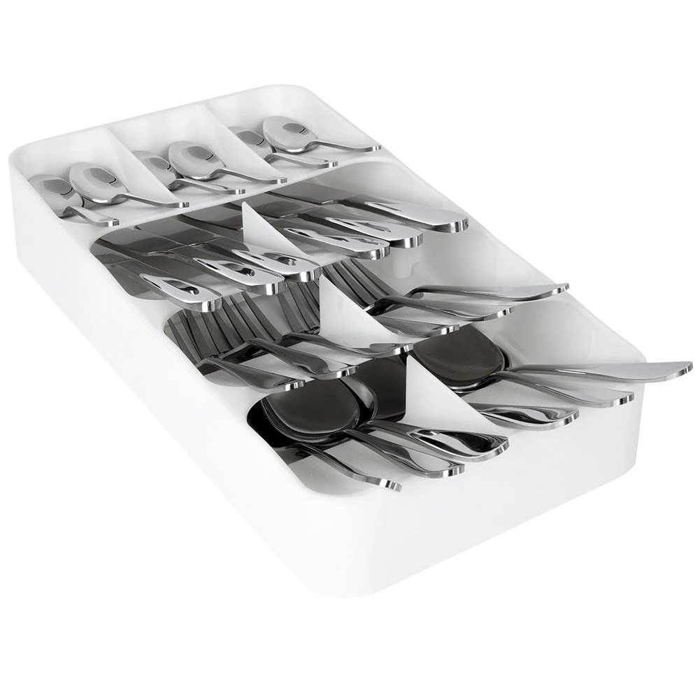 Stalo įrankių dėklas vilde 39x17 cm baltas