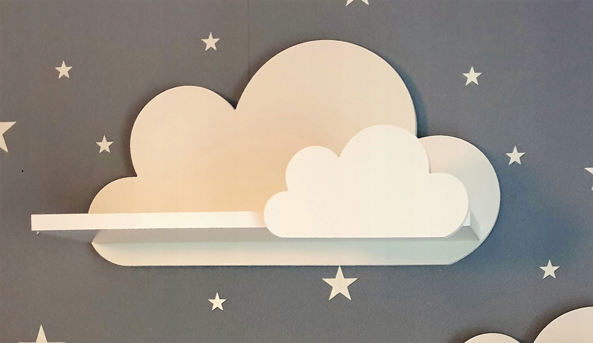"Cloud Moli Prestige" vaikų kambario sieninė lentyna