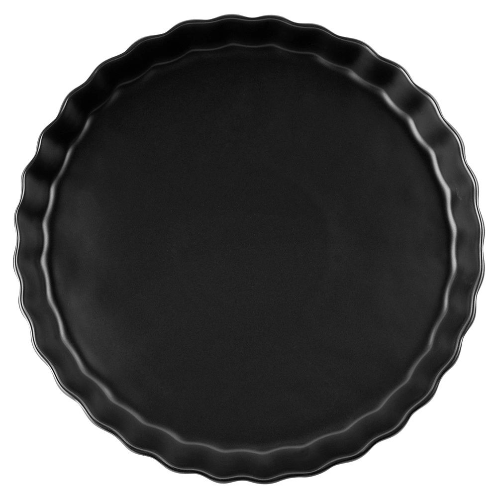 Keraminė juoda torto forma vilde 24,5 cm