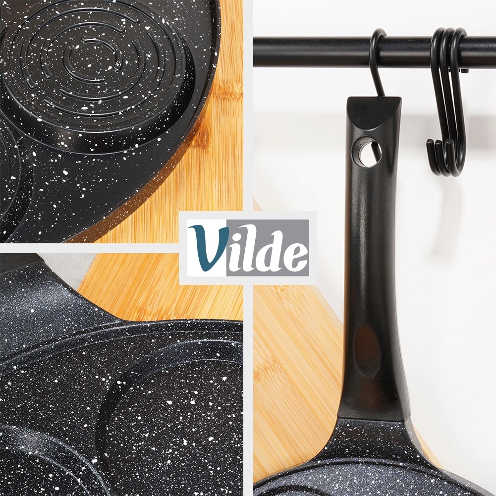 Kiaušinių keptuvė vilde basic line 26 cm, 7 angų