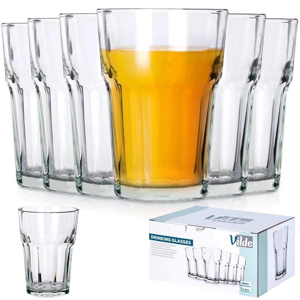 Stiklinės vilde 360 ml, 6 vnt.