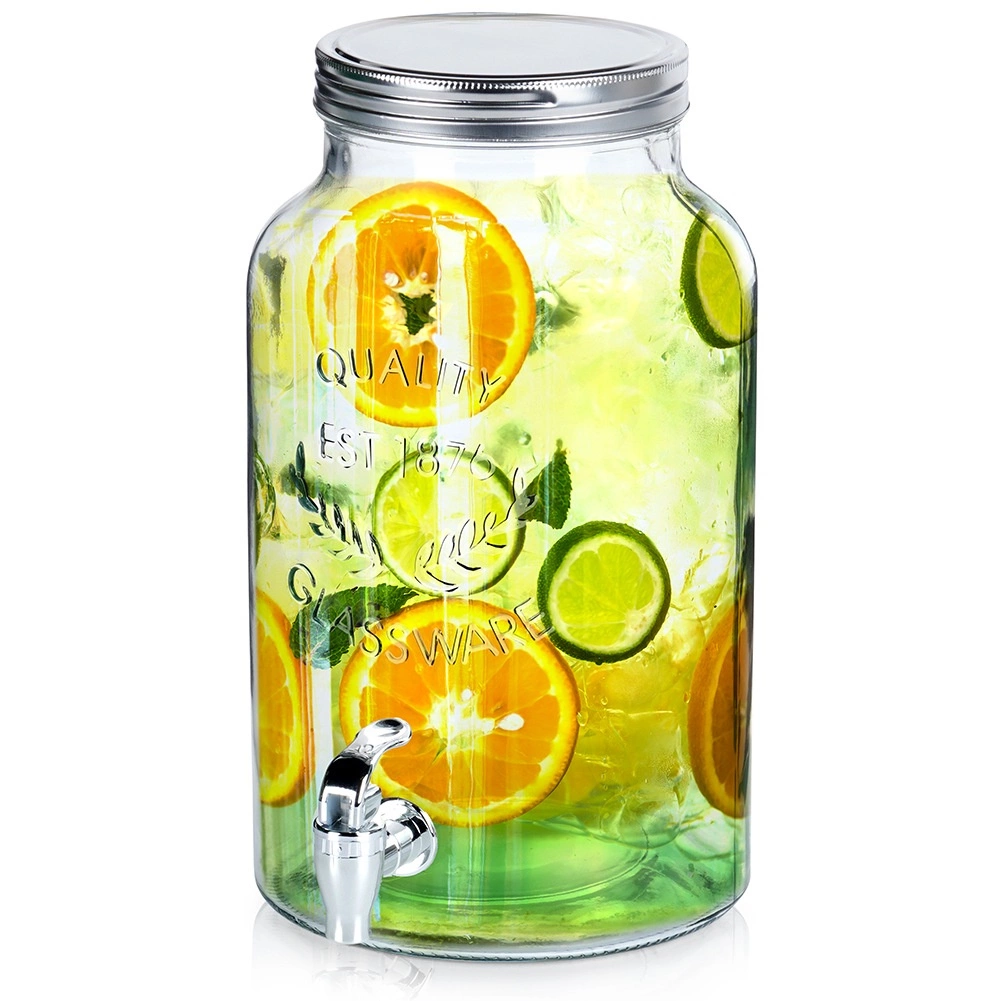 Gėrimų dozatorius vilde su čiaupu, 6,2 l, stiklinis