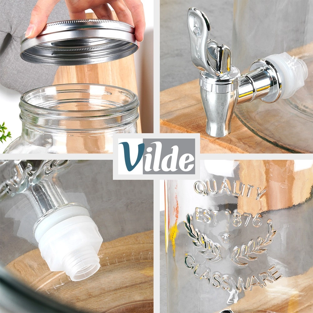 Gėrimų dozatorius vilde su čiaupu, 6,2 l, stiklinis 3