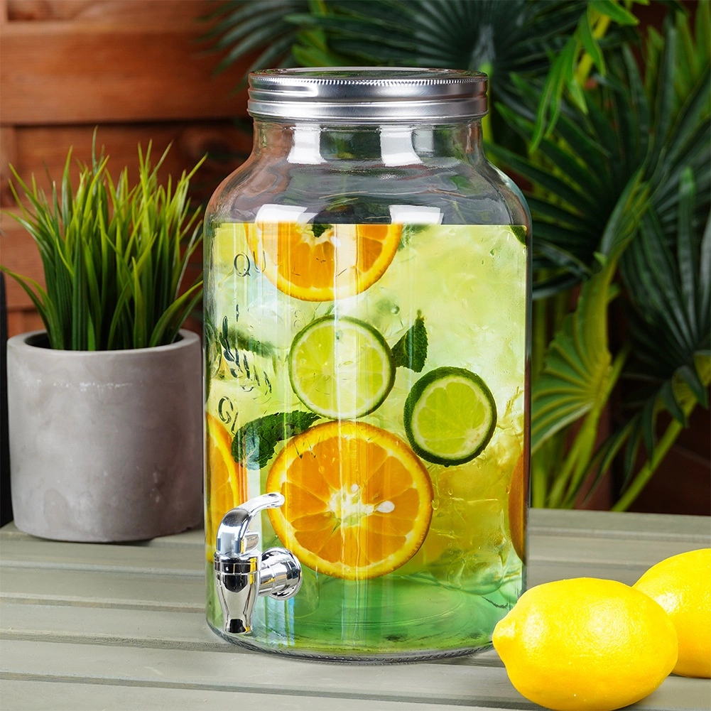 Gėrimų dozatorius vilde su čiaupu, 6,2 l, stiklinis