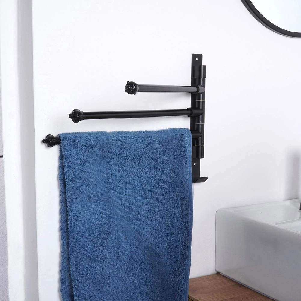 Rankšluosčių kabykla vilde aliuminis juoda pasukama 30 cm 1