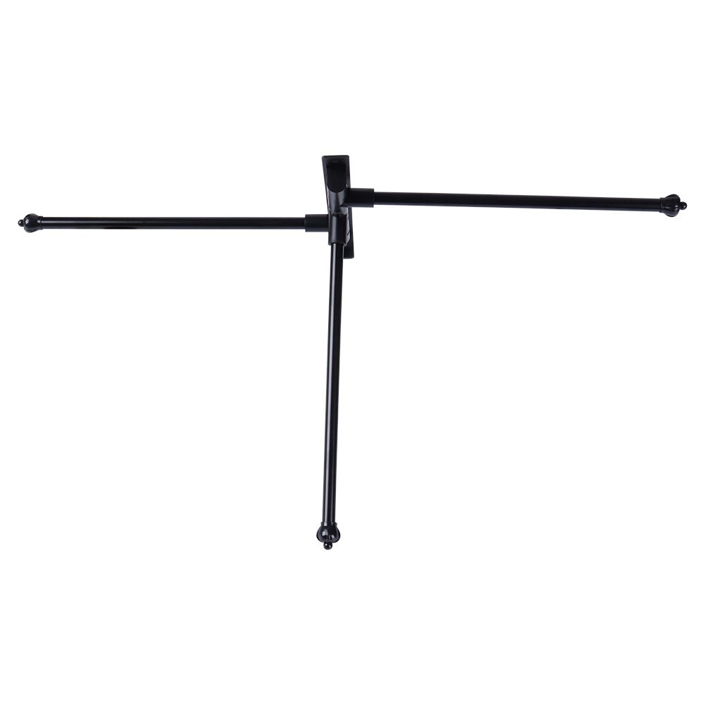 Rankšluosčių kabykla vilde aliuminis juoda pasukama 30 cm