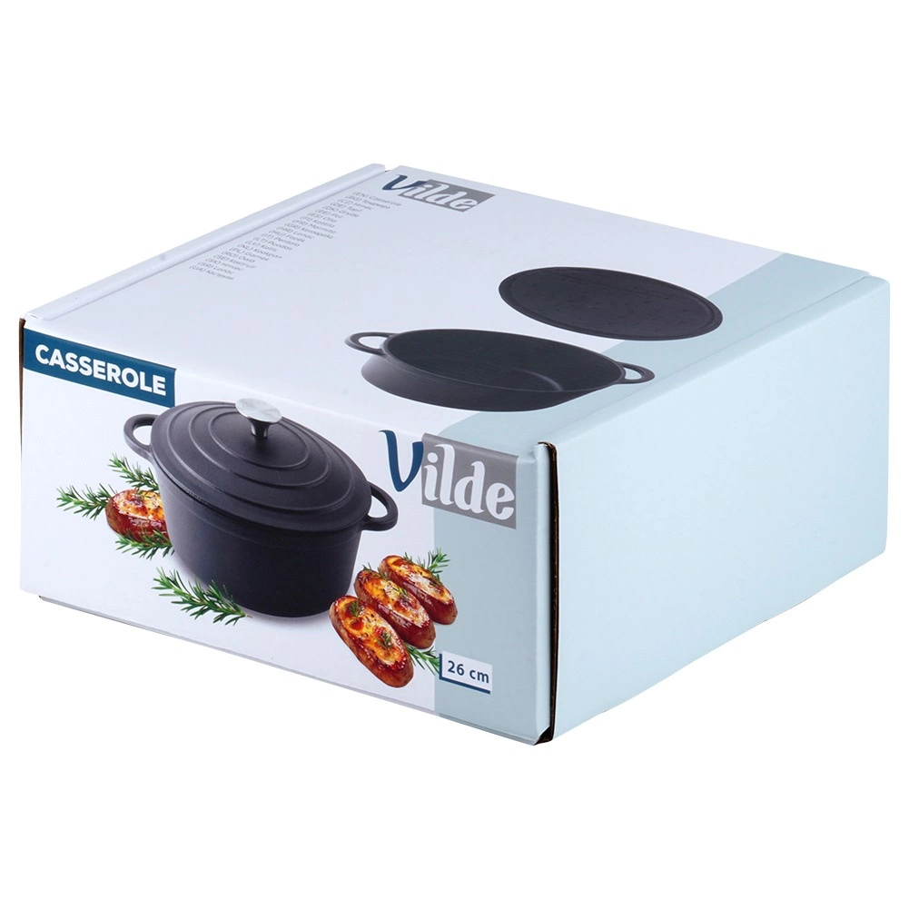 Ketaus puodas su dangčiu vilde cast line 5 l, 26 cm