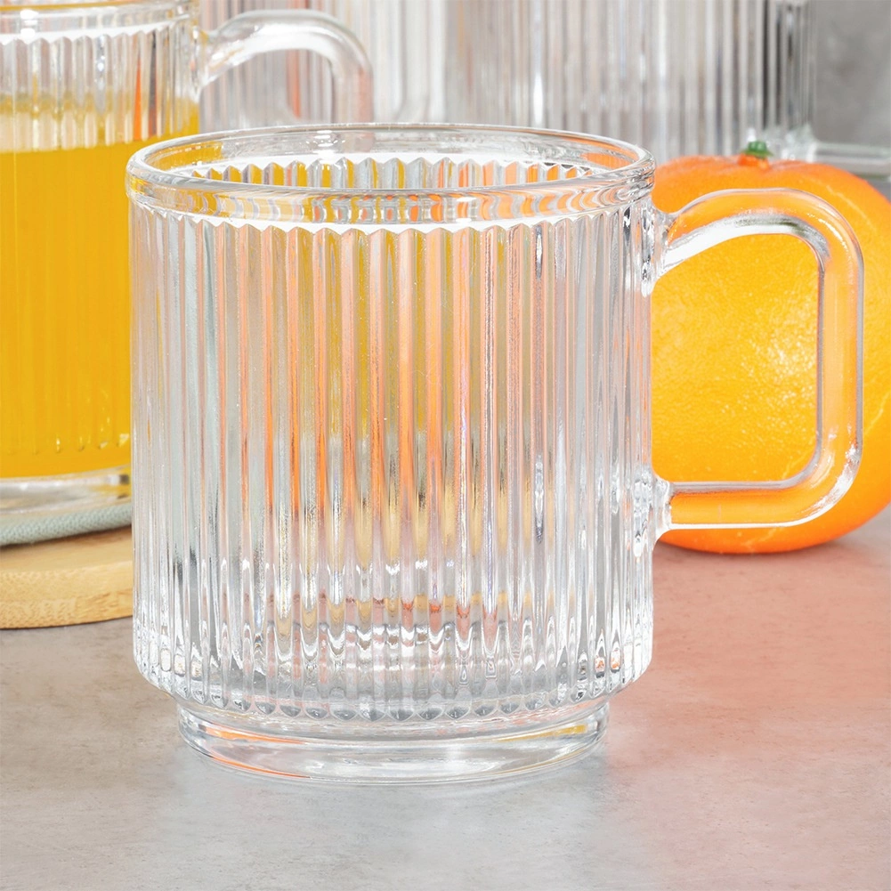 Stiklinės vilde 350 ml su rankena, 6 vnt.