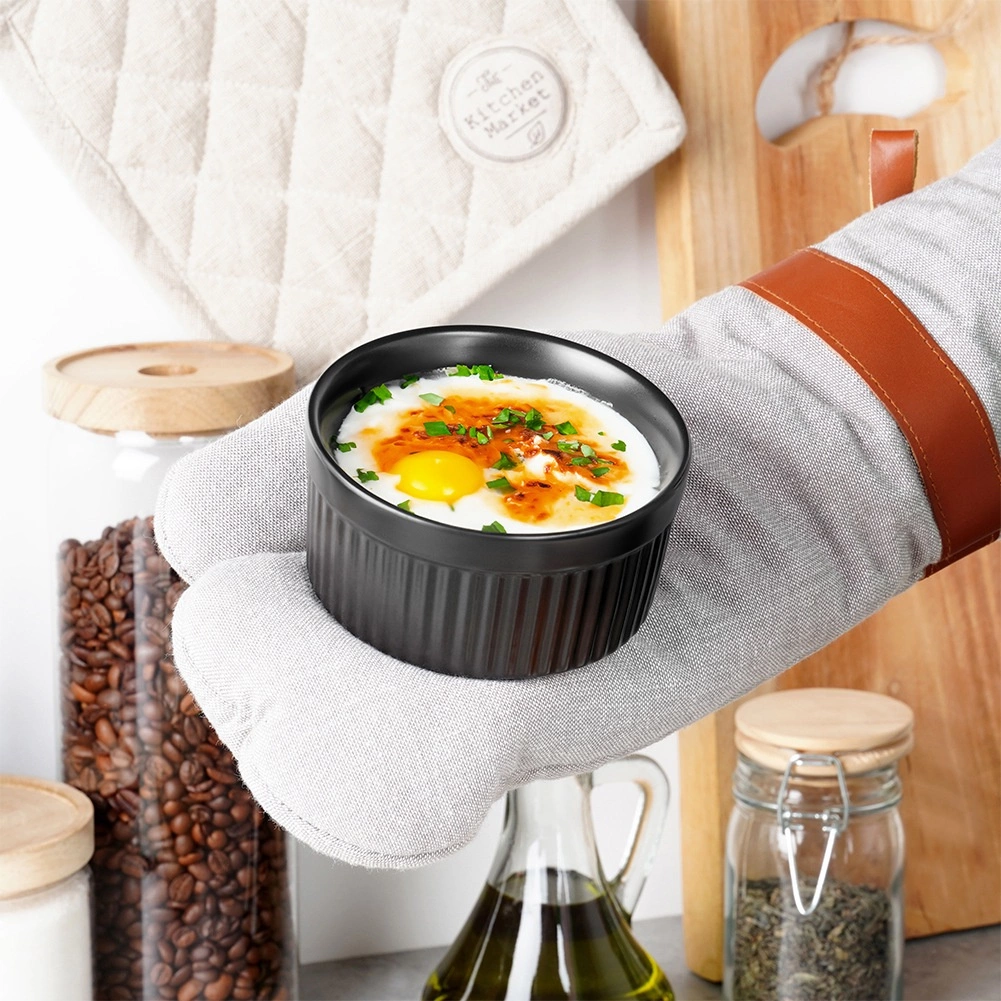 Keramikinės juodos kepimo formelės vilde 260 ml, 6 vnt. 3