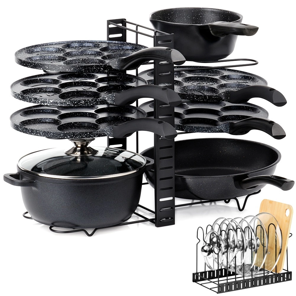 Vilde metalinis juodas stovas 2 viename 47x21x38 cm