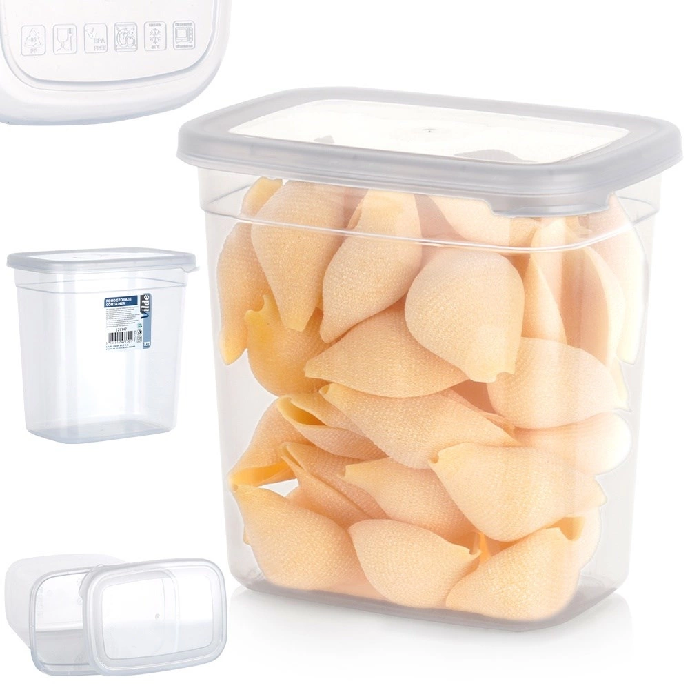 Maisto produktų dėžutė vilde 1,85 l, skaidri