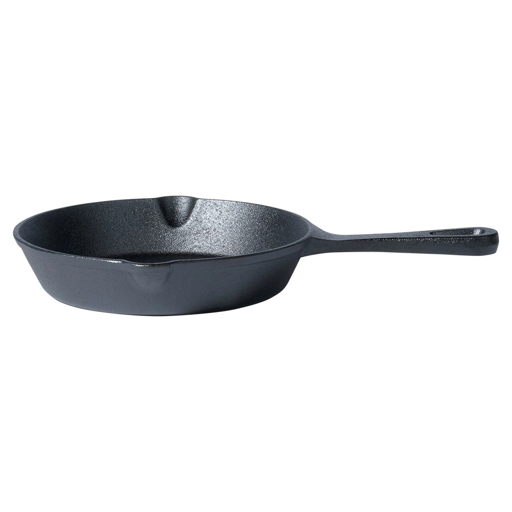Geležinė keptuvė vilde cast line su silikoniniu dangteliu, 20 cm