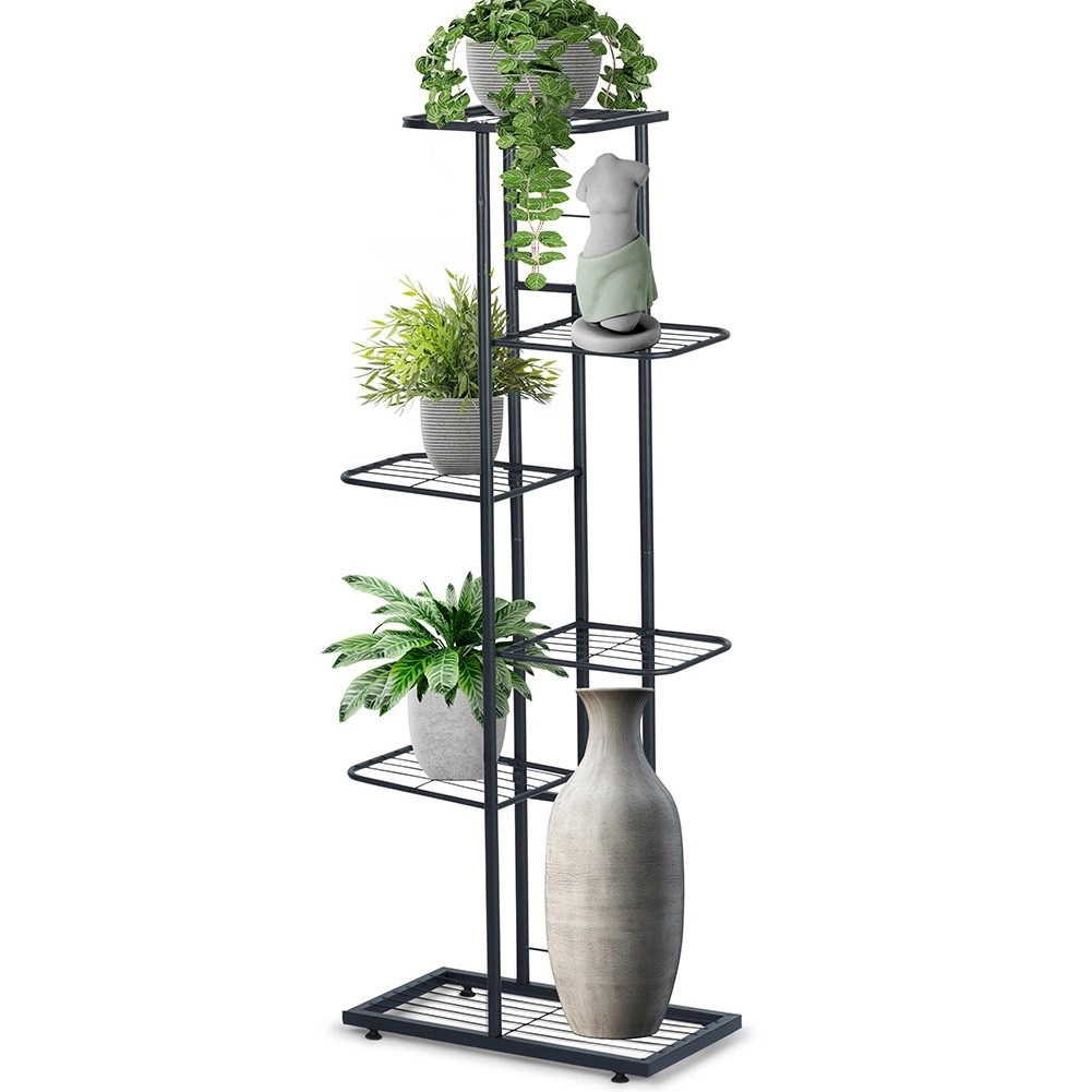 Metalinis gėlių stovas Vilde 6 lygių 106 cm
