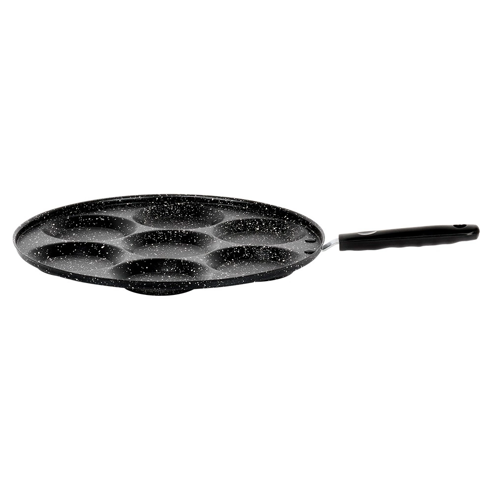 Keptuvė kiaušiniams ar blynams vilde basic line 30 cm granitinė 7 skyrių