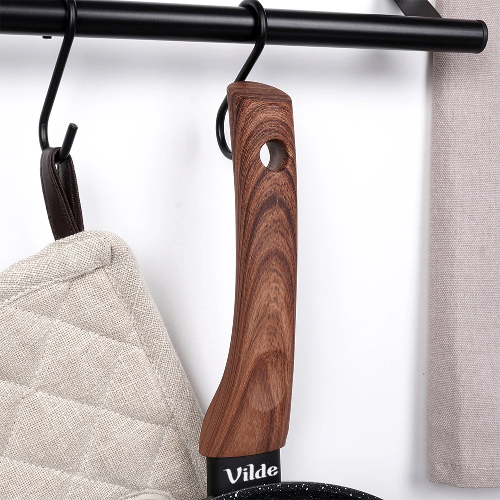 Blynų keptuvė vilde black&wood 24 cm