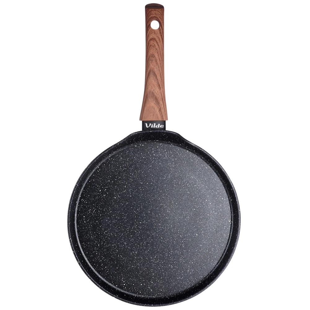 Blynų keptuvė vilde black&wood 24 cm 2