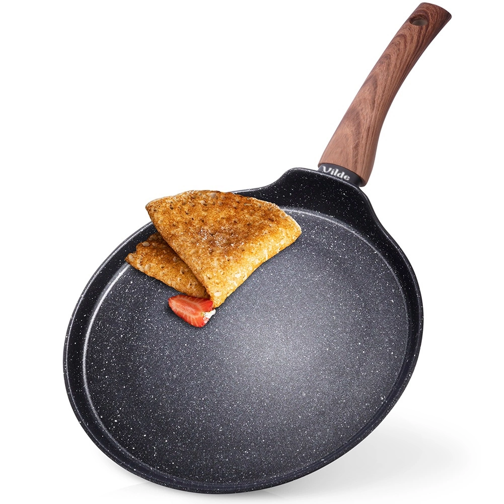 Blynų keptuvė vilde black&wood 24 cm